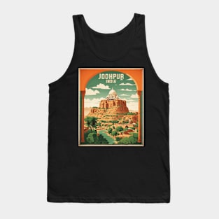 Jodhpur India Vintage Tourism Travel Tank Top